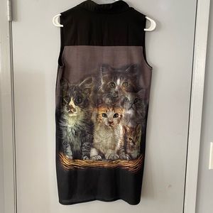 Sabo Skirt unique cat collared dress. Size Australian 10 = US 6